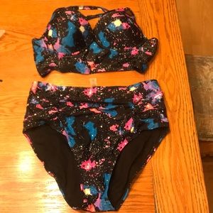 NWOT highwaisted bikini set